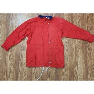 Vintage Braefair Port Women’s Sport Red Sailing Jacket Size Medium